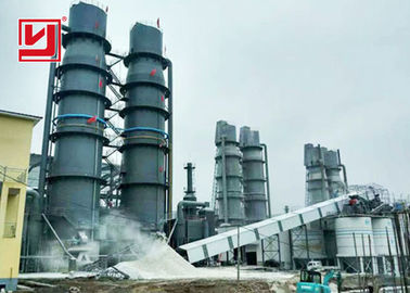 Mixing Fuel Vertical Lime Kiln For Hydrated Lime Calcination 150tpd Capacity